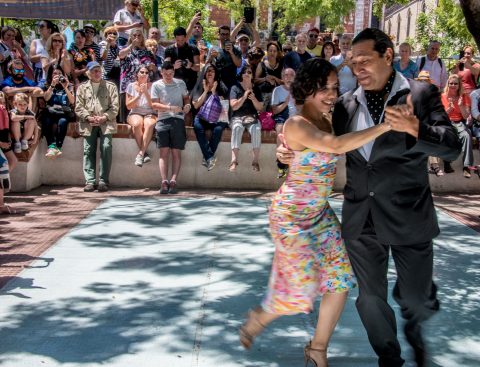 Tango on Sunday, Plaza Dorrego, Buenos Aires, Argentina