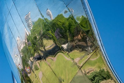 Floralis Generica by E Catalano, Buenos Aires, Argentina