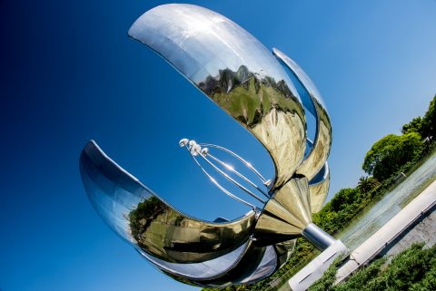 Floralis Generica by E Catalano, Buenos Aires, Argentina