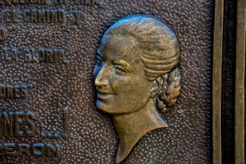 Evita's tomb,  Cementerio de la Recoleta, Buenos Aires, Argentin