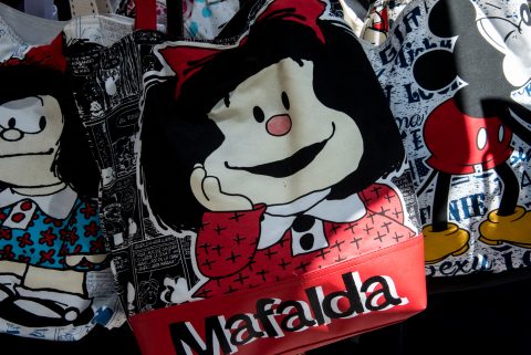 Stall in El Caminito, La Boca, Buenos Aires,