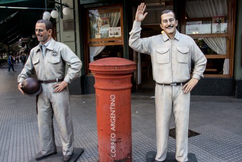 Cafe La Biela, Buenos Aires, Argentina - racing drivers