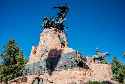 Cerro de la Gloira monument, Mendoza, Argentina