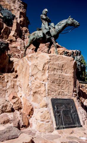 Cerro de la Gloira monument, Mendoza, Argentina