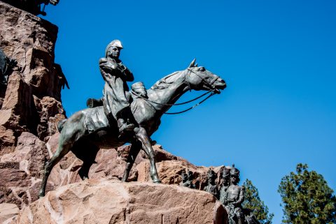 Cerro de la Gloira monument, Mendoza, Argentina