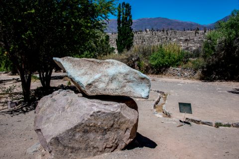 Bell stone, Pucara de Tilcara, Humahuaca Gorge, Argentina