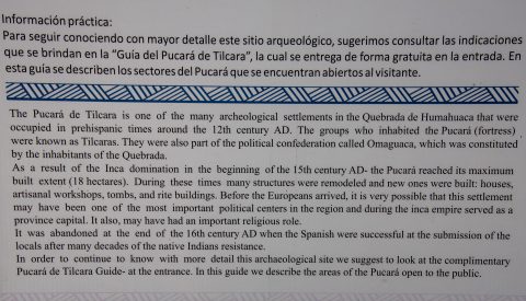 Pucara de Tilcara, Humahuaca Gorge, Argentina