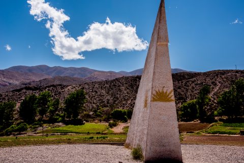 Tropic of Capricon line, Humahuaca Gorge, Argentina