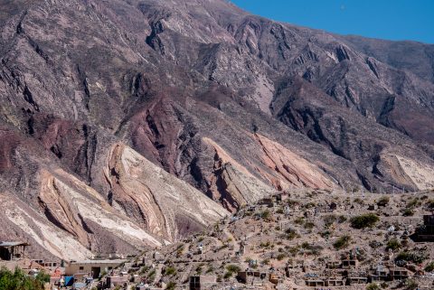Maimara Painter's Palette, Humahuaca Gorge, Argentina,