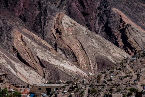 Maimara Painter's Palette, Humahuaca Gorge, Argentina,