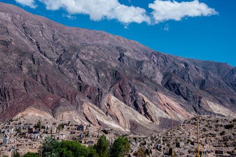 Maimara Painter's Palette, Humahuaca Gorge, Argentina,