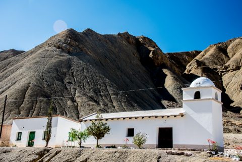 Church and School, La Cienaga near Purmamarca, Argentina
