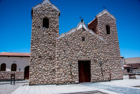 San Antonio de los Cobres  church, Altiplano, Argentina