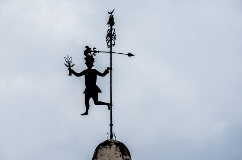 Weather vane, colonial building, Salta, Argentina