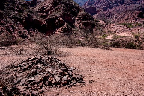 Quebrada de las Conchas  - with shrine - Argentina