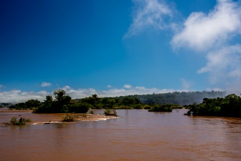 Iguazu  river, Argentina
