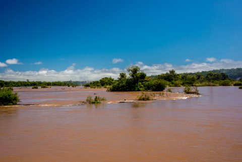 Iguazu  river, Argentina