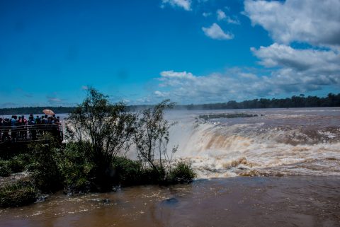 Garganta del Diablo  from catwalk, Iguazu Falls, Argentina