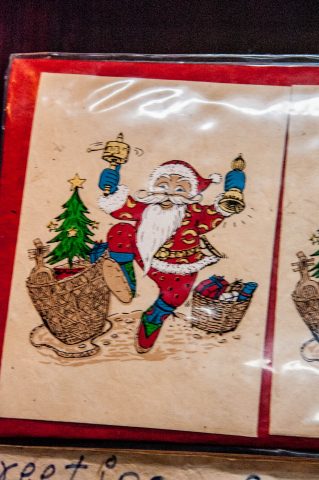 Christmas cards, Bhaktapur, Nepal