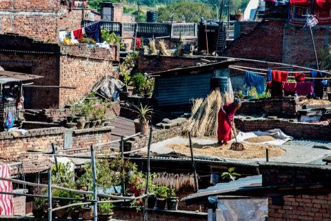 Bhaktapur roof tops, Nepal
