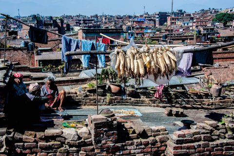 Bhaktapur roof tops, Nepal