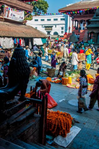 Market, Durbar Square, Kathmandu  Nepal