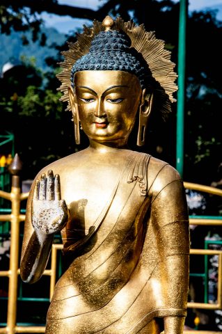 Buddha, Swayambhunath, Kathmandu, Nepal