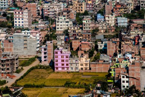 Kathmandu from Swayambhunath, Nepal