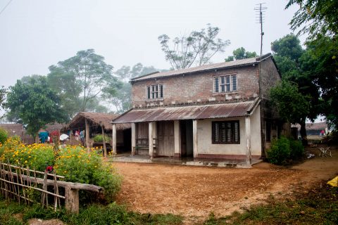 Village in Royal Chitwan National Park, Nepal