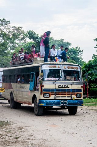 Local bus,  Royal Chitwan National Park, Nepal