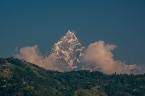 Annapurna Himalayan range, Pokhara, Nepal