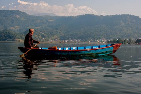 Phewa Lake, Pokhara, Nepal