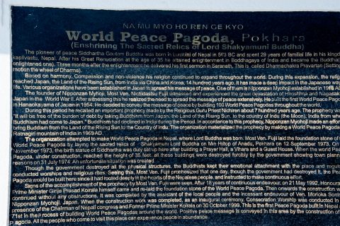 World Peace Pagoda, Pokhara, Nepal