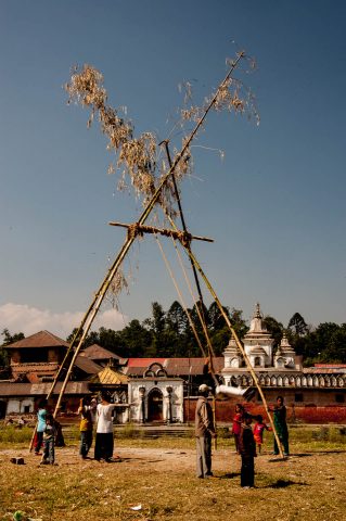 Festival swing, Pokhara, Nepal