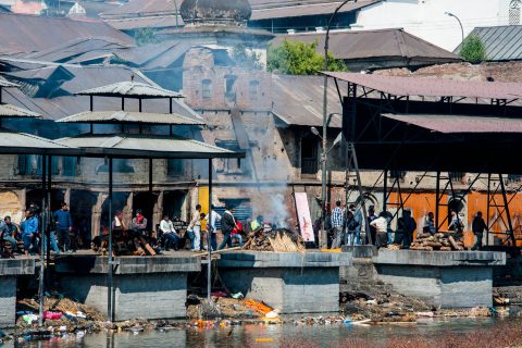 Pashupatinath Temple ghats, Kathmandu,  Nepal