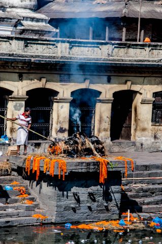Pashupatinath Temple ghats, Kathmandu,  Nepal