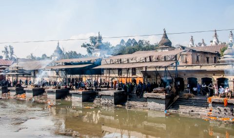 Pashupatinath Temple ghats, Kathmandu,  Nepal