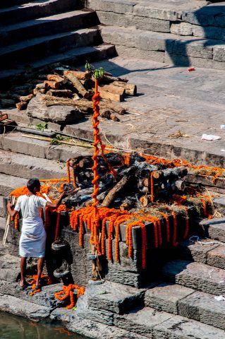 Pashupatinath Temple ghat, Kathmandu,  Nepal