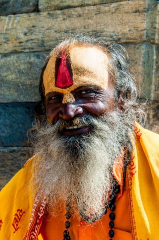 Pashupatinath Temple Sadhu, Kathmandu,  Nepal