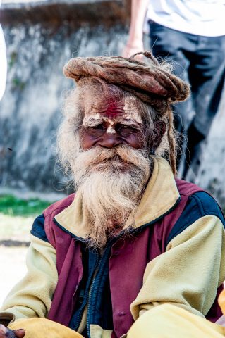 Pashupatinath Temple Sadhu, Kathmandu,  Nepal