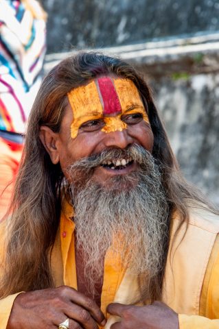 Pashupatinath Temple Sadhu, Kathmandu,  Nepal