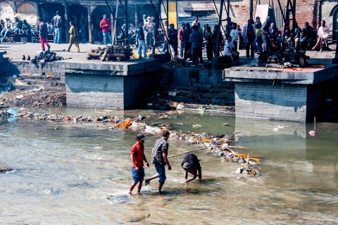 Pashupatinath Temple ghats, Kathmandu,  Nepal