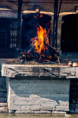 Pashupatinath Temple ghat, Kathmandu,  Nepal