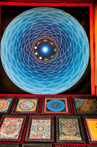 Tibetan paintings, Kathmandu, Nepal