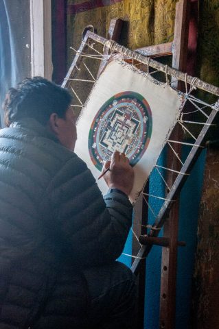Tibetan painting, Kathmandu, Nepal