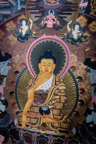 Tibetan painting, Kathmandu, Nepal