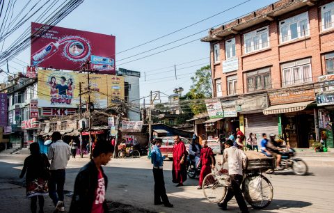 Kathmandu street, Nepal