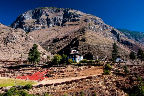 Tachogang Lhakhang, Paro Valley, Bhutan
