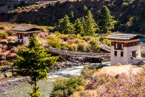 Tachogang Lhakhang, Paro Valley, Bhutan