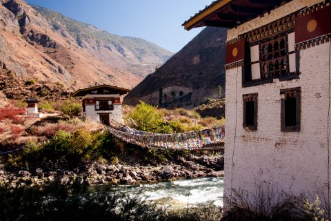Tachogang Lhakhang, Paro Valley, Bhutan